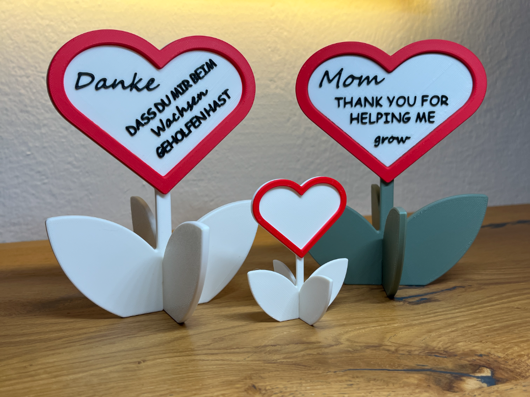 Blumenherz – Danke fürs Wachsen