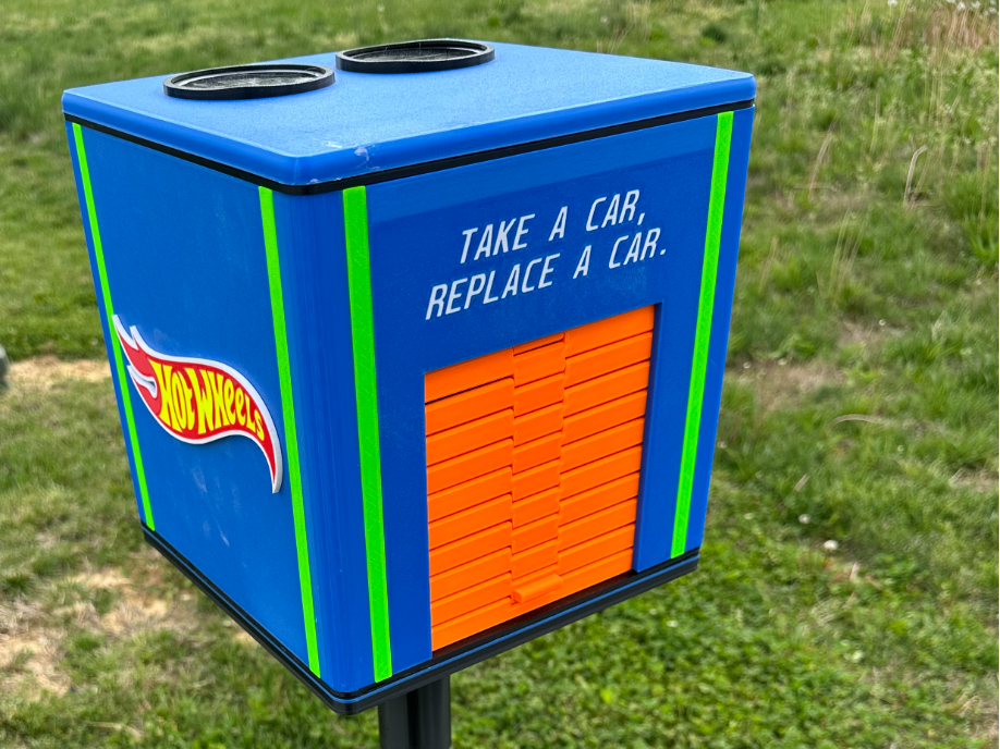 Hot Wheels Little Free Library