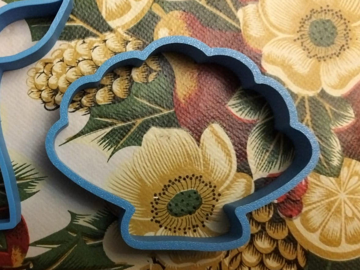 Taglia biscotti a forma di conchiglia