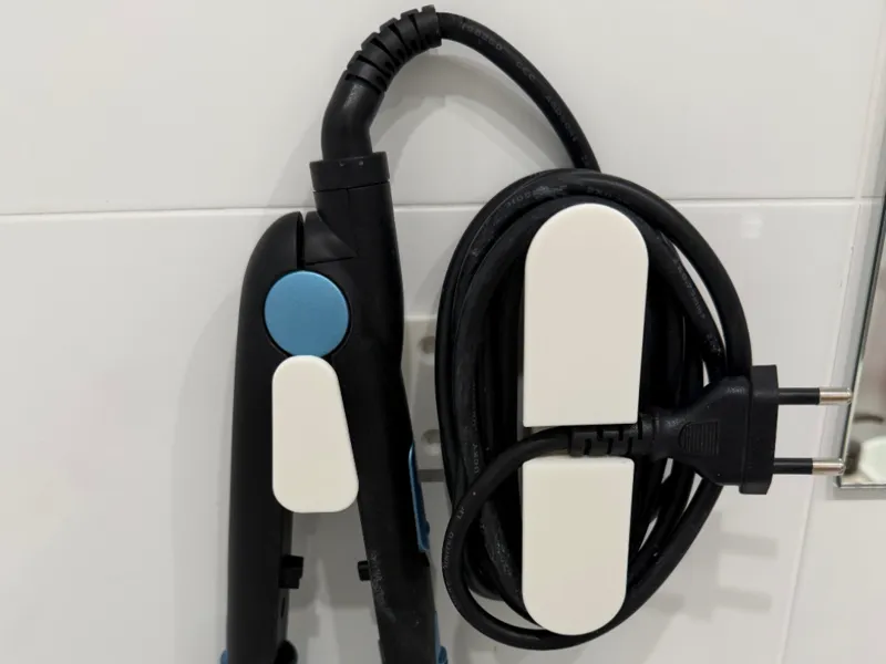 Hair straightener holder