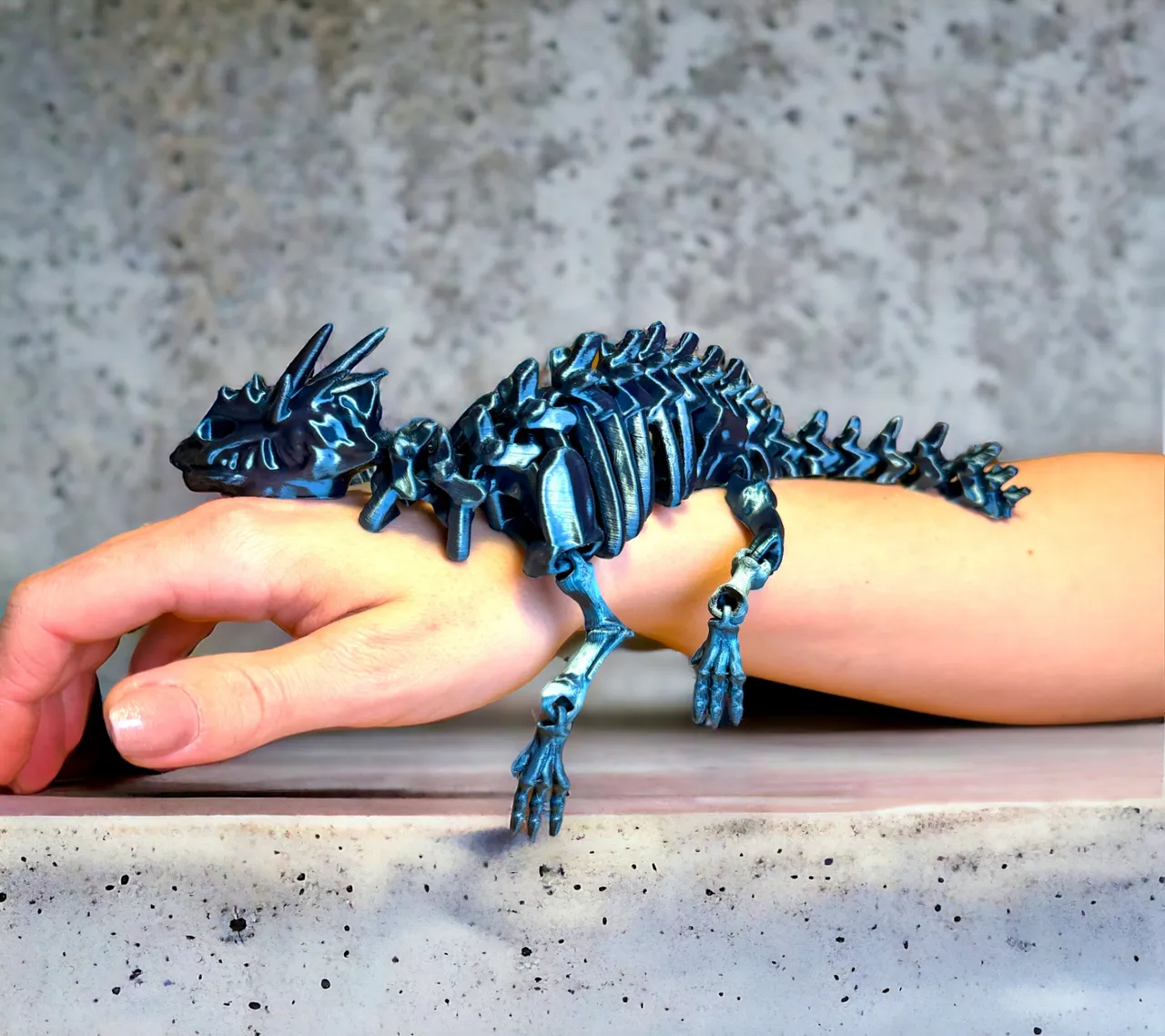 Articulated Skeleton Dragon view 4