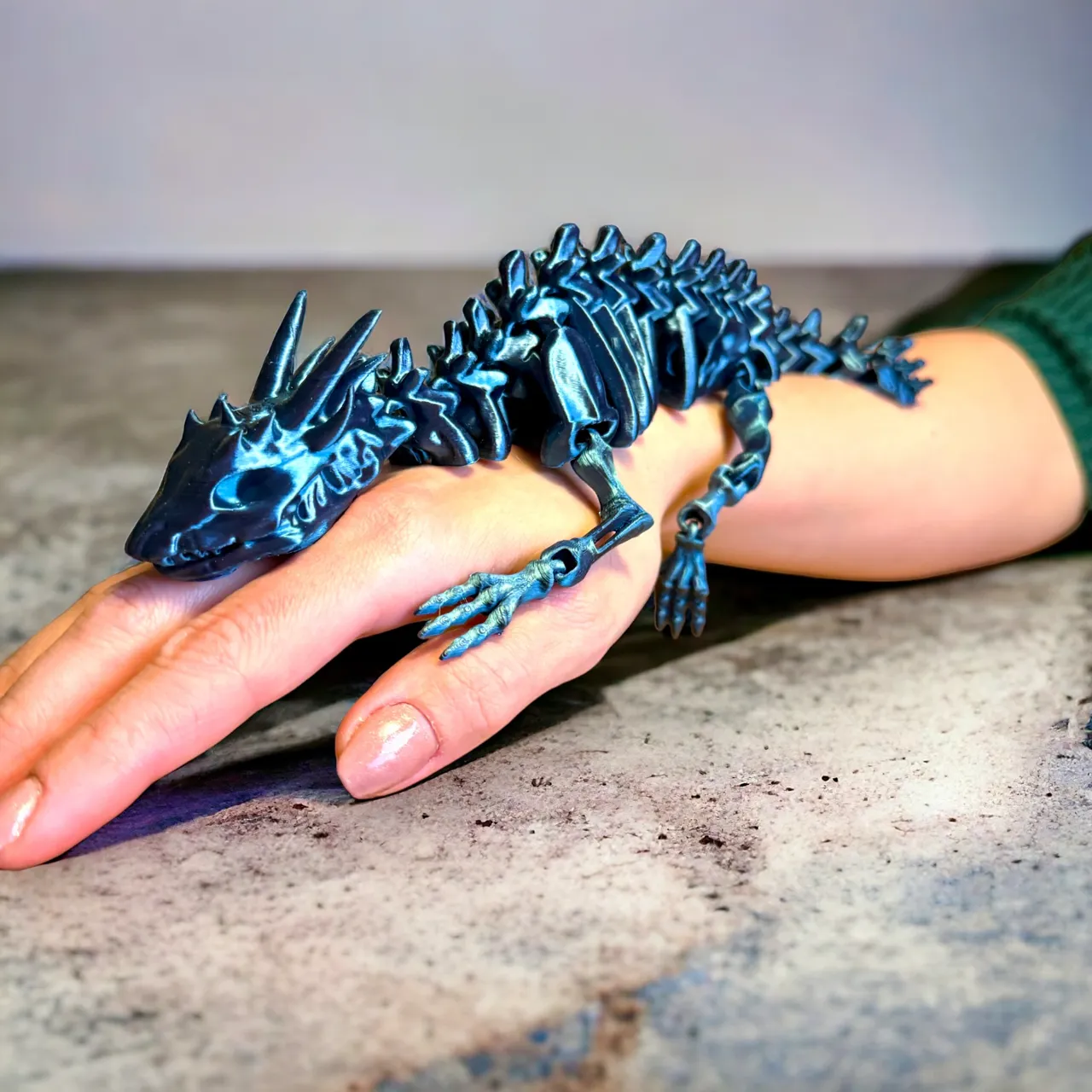 Articulated Skeleton Dragon view 3