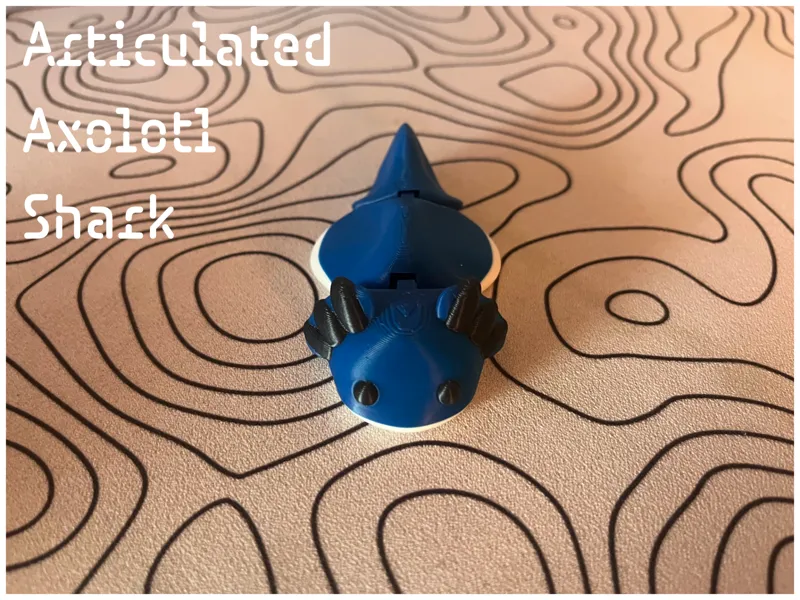 Articulated Axolotl Shark Hybrid