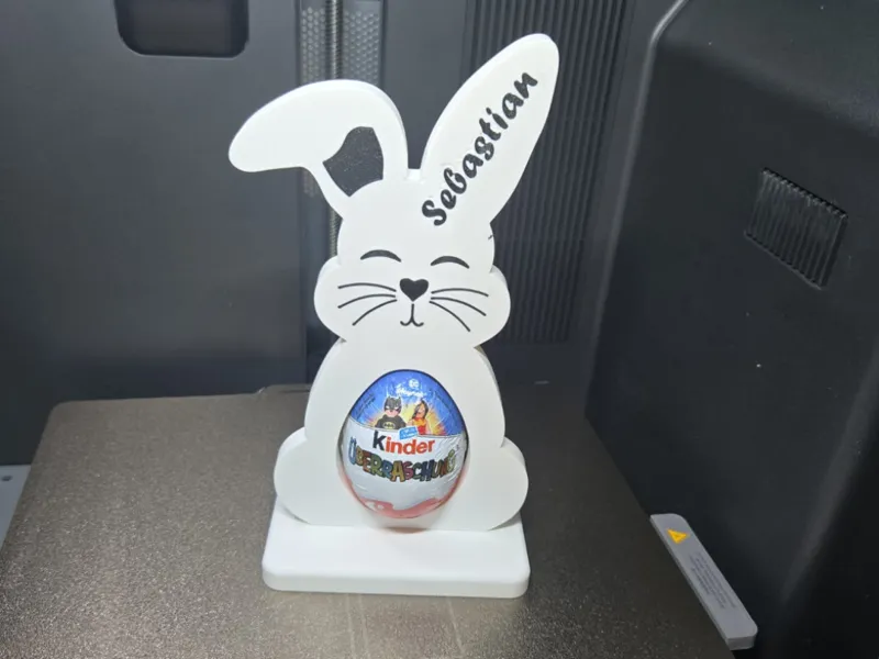 Personalisierter Osterhase EI-Halter