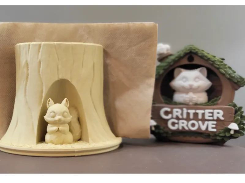 Squirrel Napkin/Letter Holder