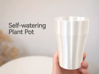 Self-Watering Pot with Viewing Window