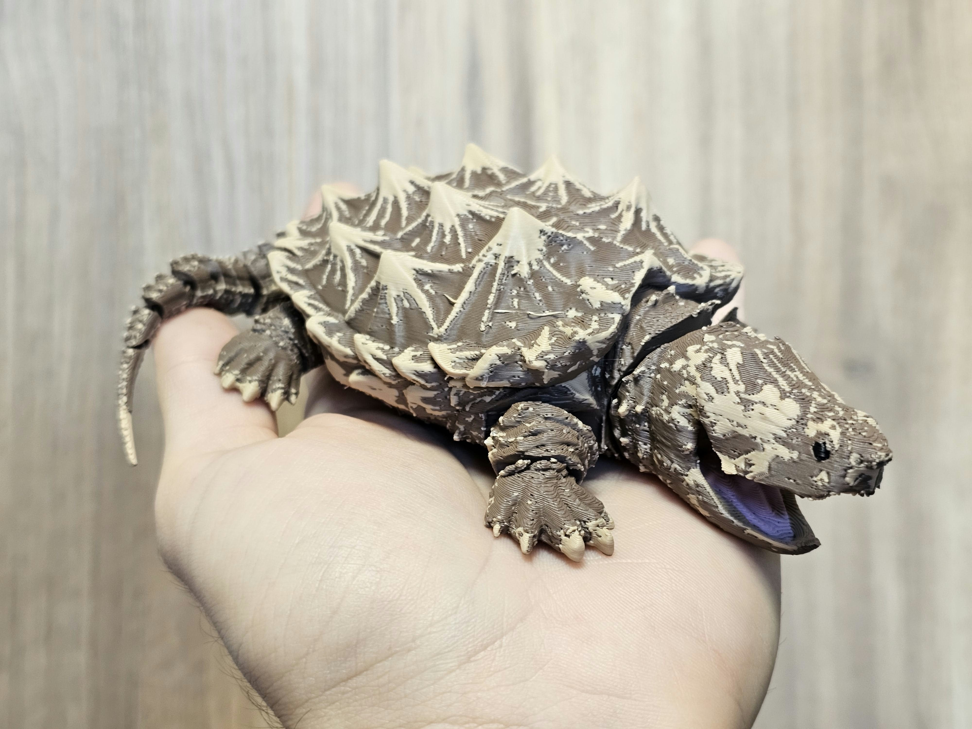 Realistic Flexi Snapping Turtle - 1