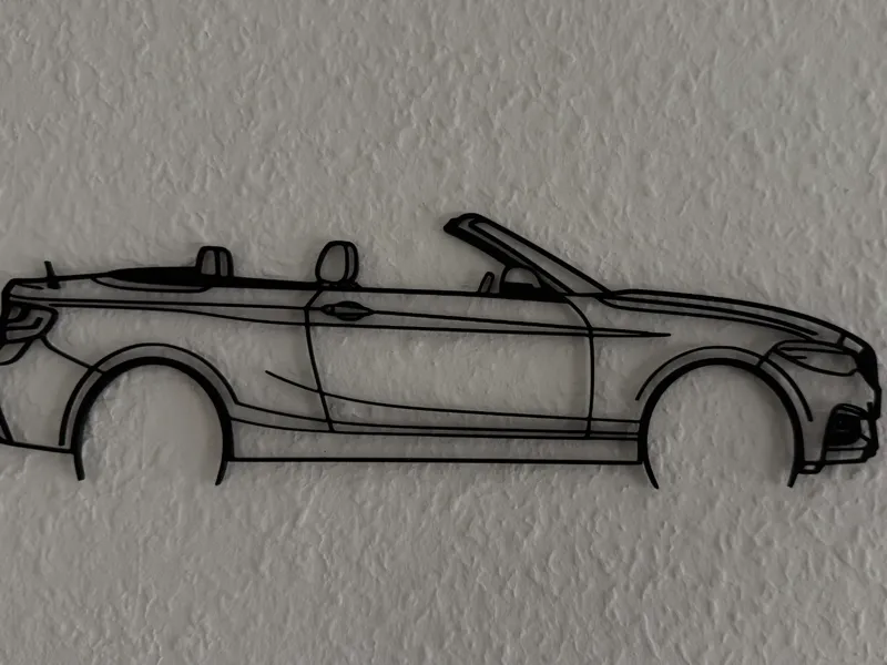 BMW 2er F23 Cabrio Silhouette
