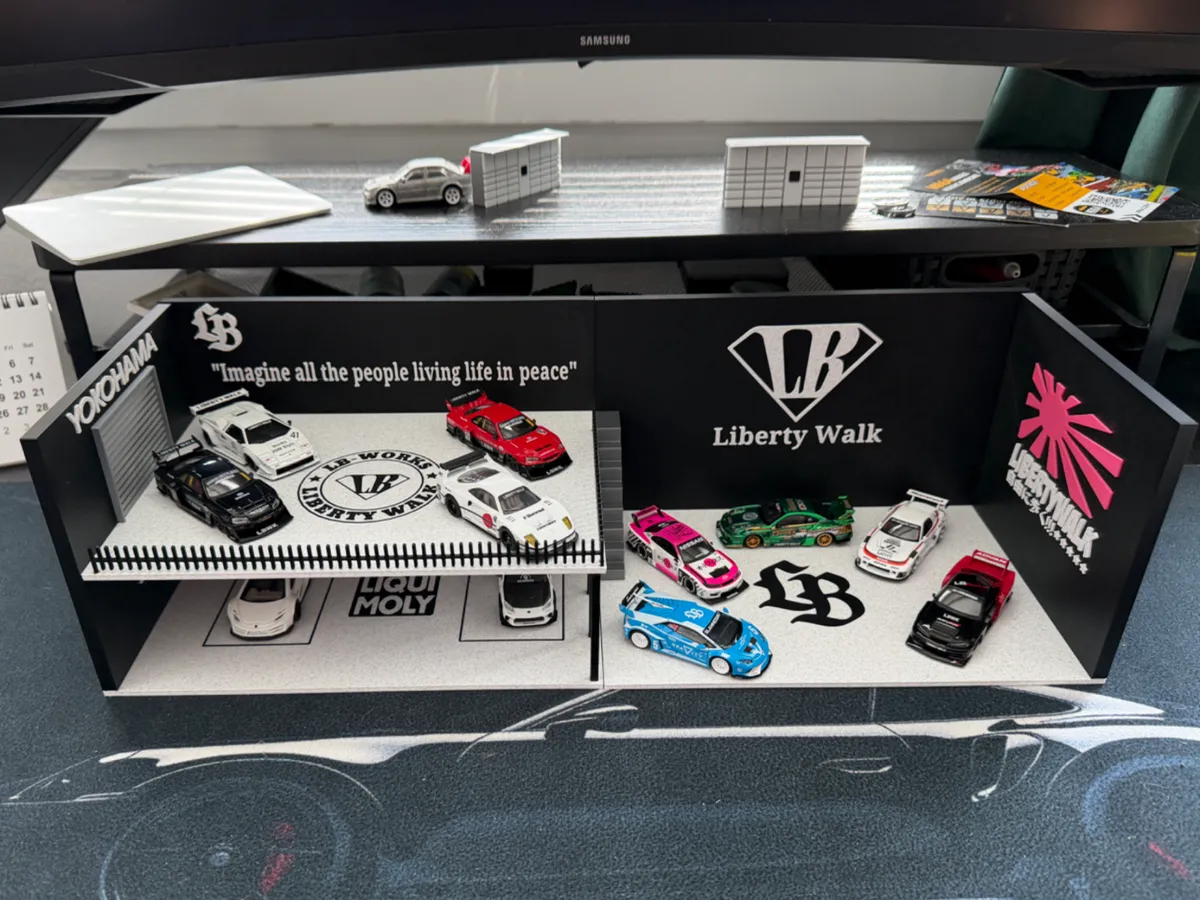 LBWK garage for 1:64 scale cars - Free 3D Print Model - MakerWorld