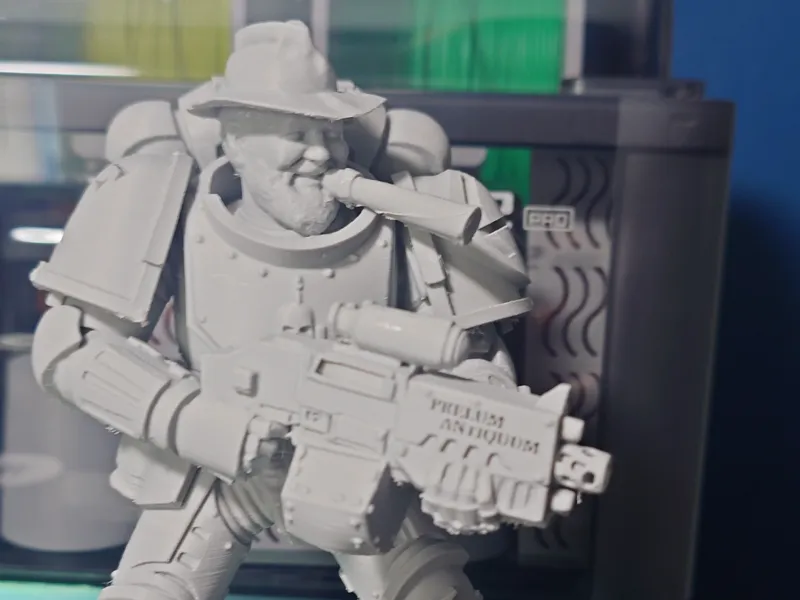 Retired Space Soldier Grimdark Vacation Dad