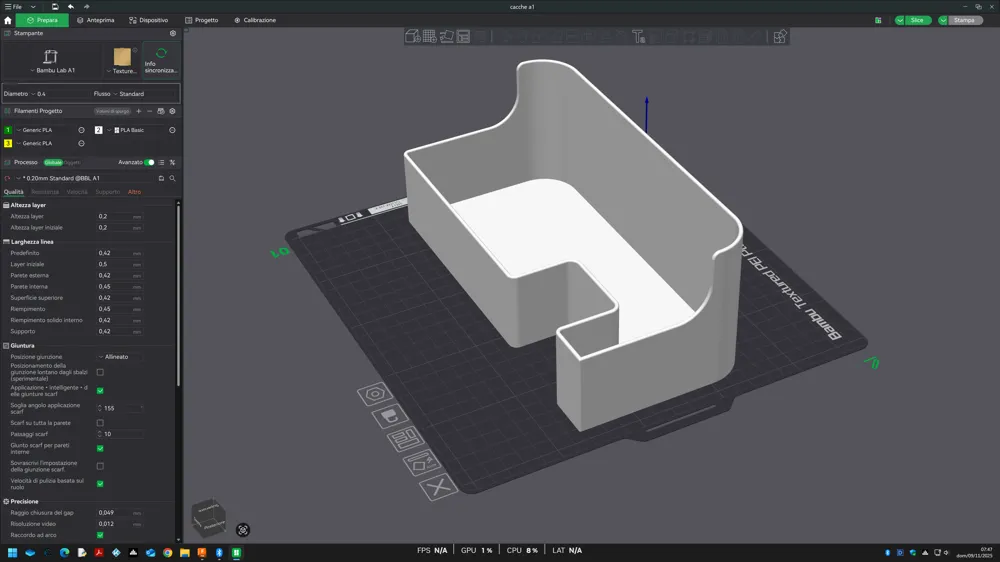 Sturdy Model Bambulab A1 Waste Tray (Large and Sturdy Design) - Free 3D Print Model ...