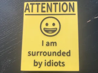 I am surrounded by idiots
