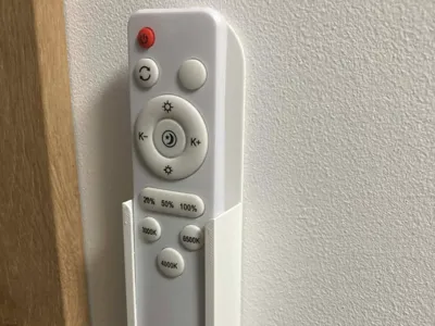 Minimalist LED Remote Wall Mount / Holder