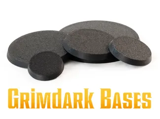 Grimdark miniature bases