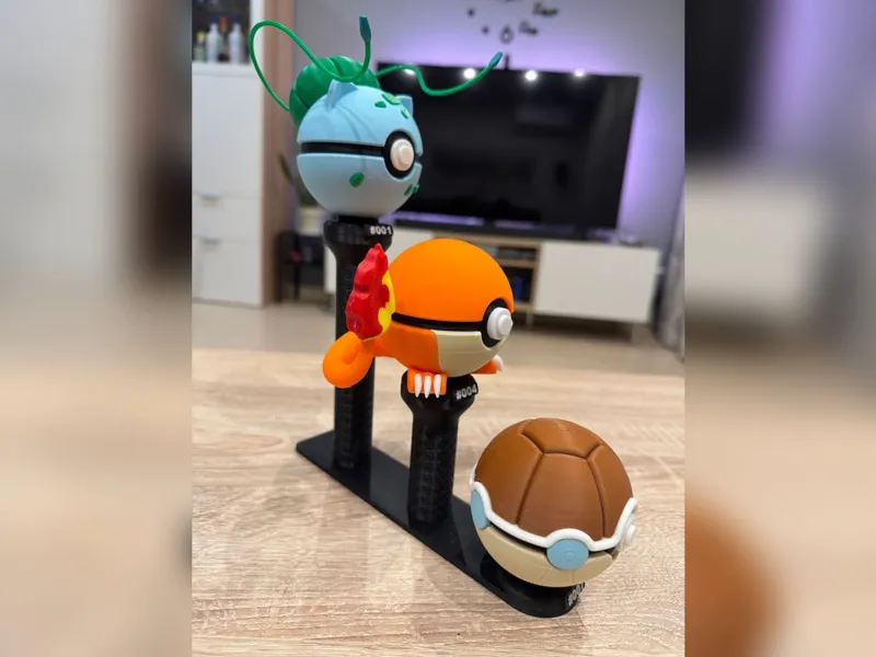 Magnetic PokéBall Stand
