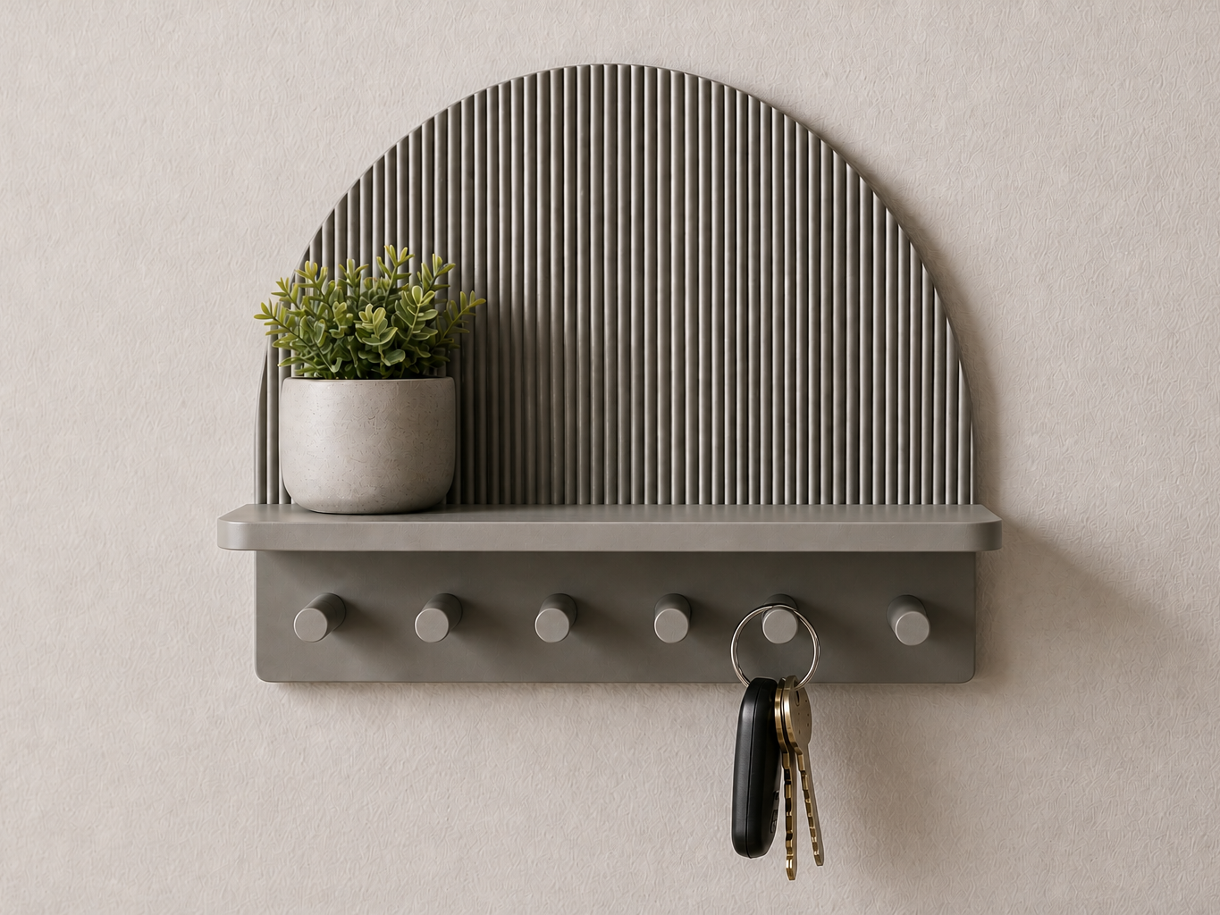 ArchLine Wall Shelf & Key Holder