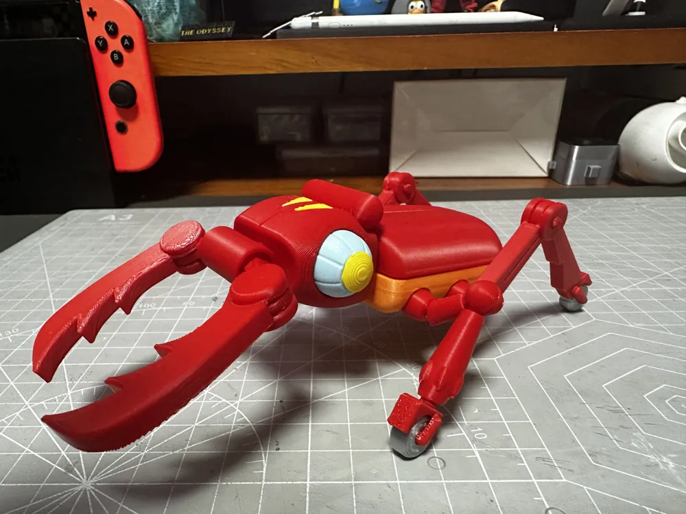 Time Bokan Unit 3 - Stag Beetle Ship, assembly model, no AMS - Free 3D ...