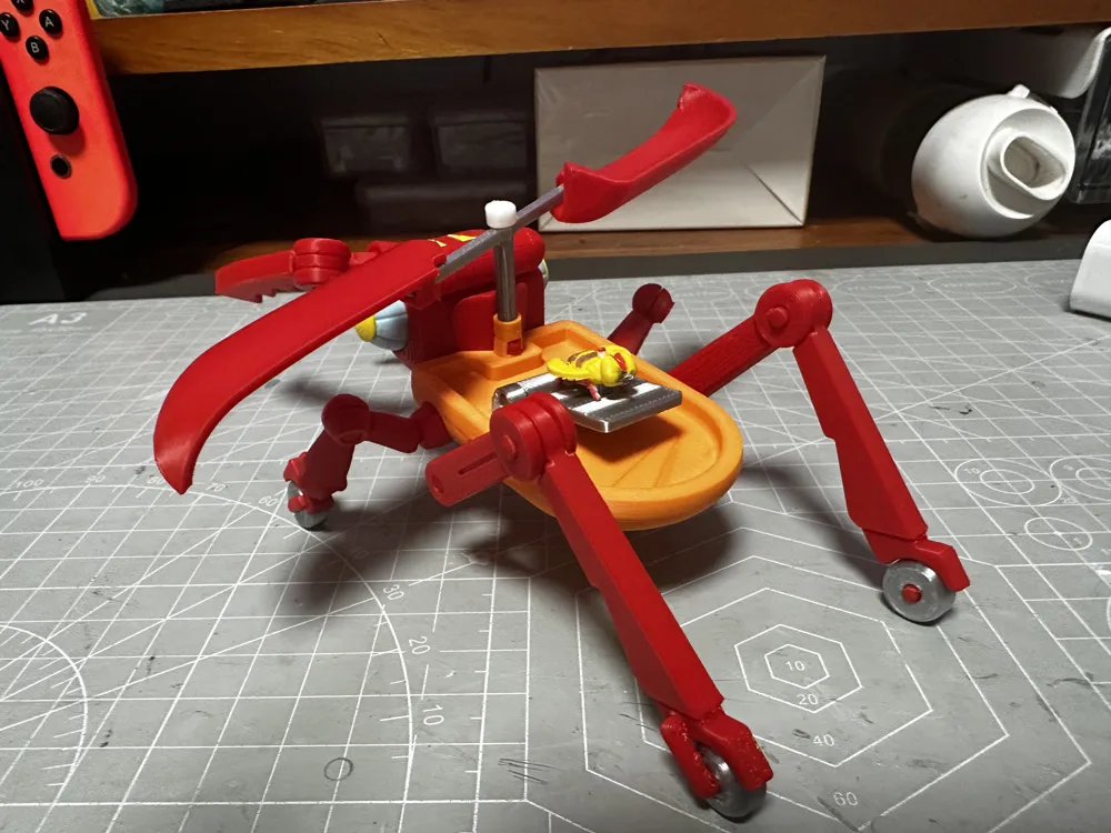Time Bokan Unit 3 - Stag Beetle Ship, assembly model, no AMS - Free 3D ...