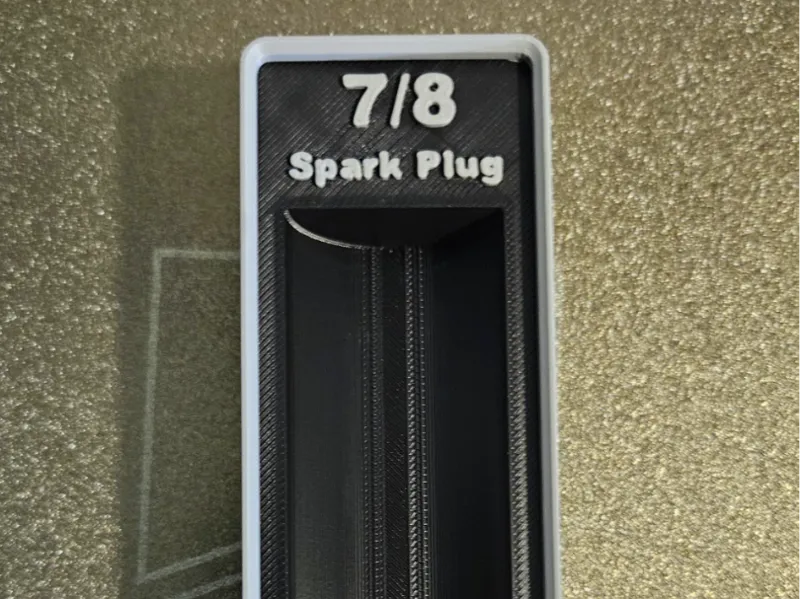 Gridfinity 7/8 Aviation Spark Plug