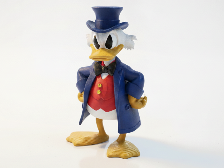 Scrooge McDuck Figurine Cartoon Character