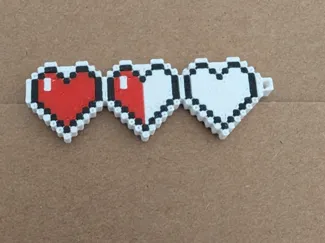 llavero corazones de vida de the legend of zelda