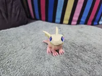 Petit dragon mignon compatible yeux de verre — photo 4