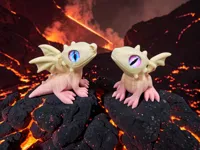 Petit dragon mignon compatible yeux de verre — photo 1