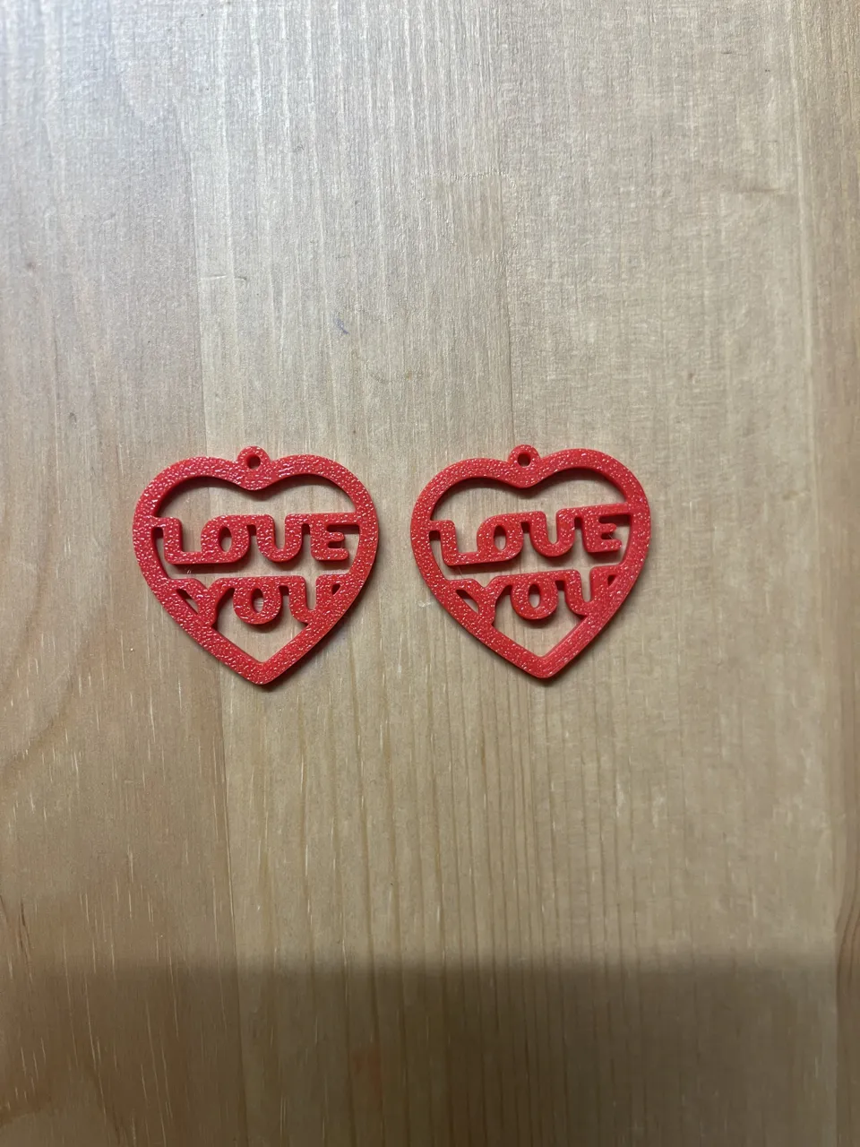 Love You Heart Earrings view 2