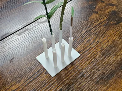 Multi-Tube Organizer for Crafting and Storage