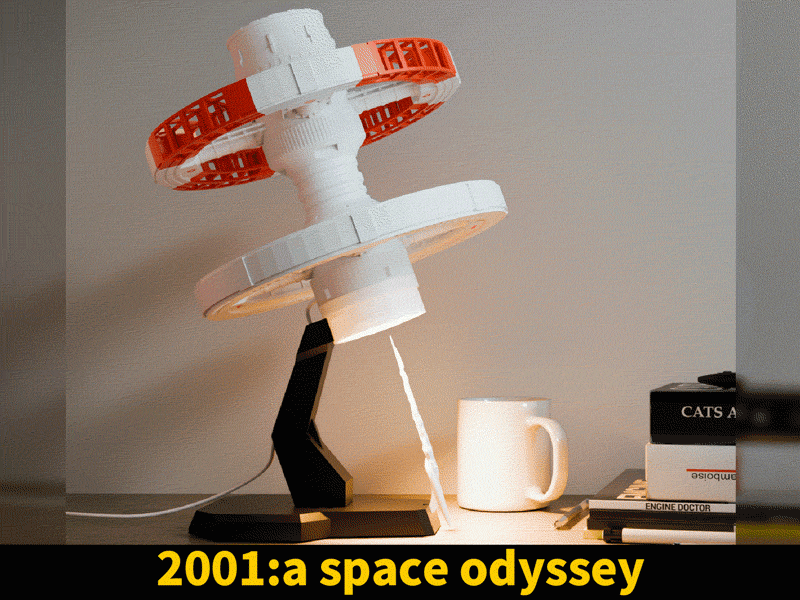 Miniatura 2 do modelo 3D 2001太空漫游空间站夜灯