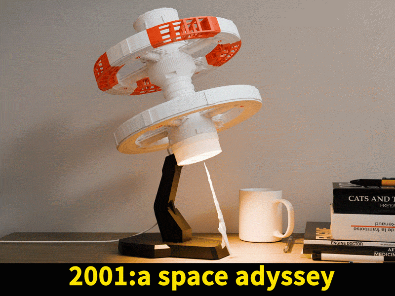 2001太空漫游空间站夜灯