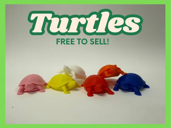 Mini tortues réalistes