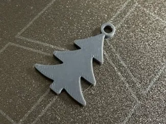 Christmas tree keychain