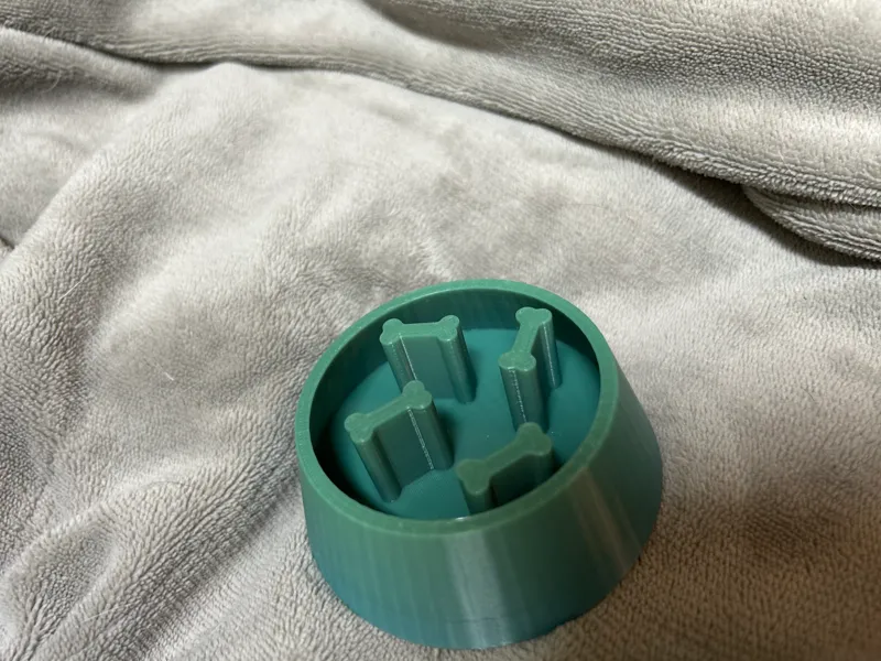 Slow feed dog and cat bowl