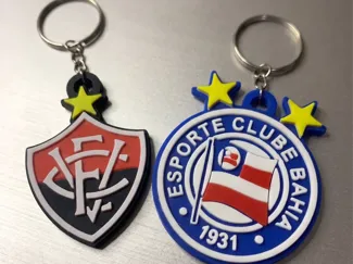 Chaveiro Time Bahia e Vitória (Com estrelas)