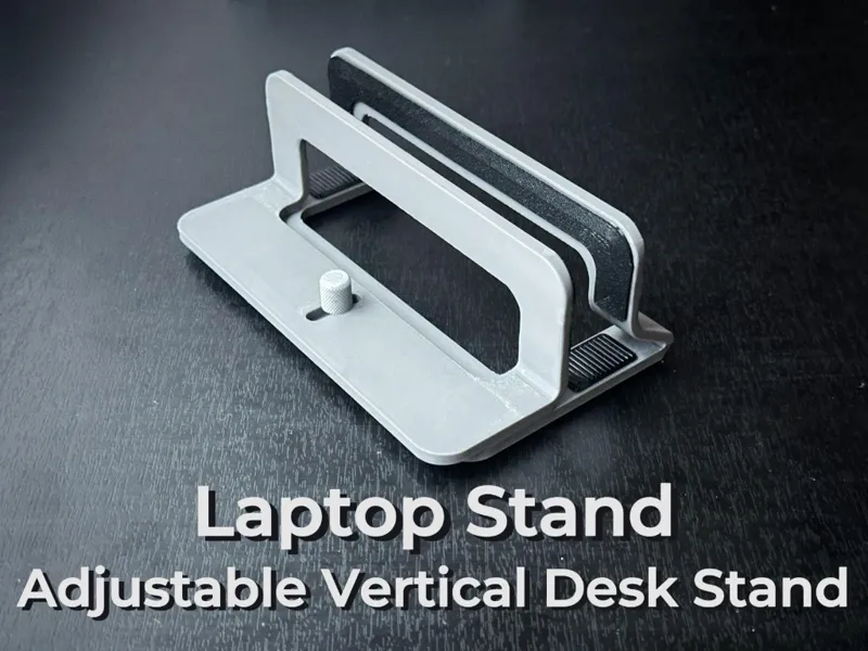 Laptop Stand – Adjustable Vertical Desk Stand