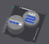 3 color, 1 Plate, A1 mini, 0.2mm layer, 2 walls, 10% infill