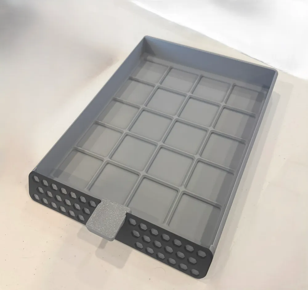 AMS Riser v2 Drawer w. Gridfinity and Short Handle Remixed by user ...