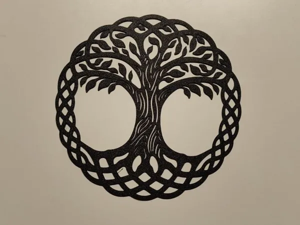 Arbre de vie tribal — déco murale