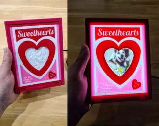 Sweethearts Candy Color Lithophane Lightbox!