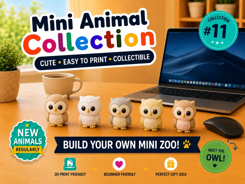 Mini Owl – Mini Animal Collection #11