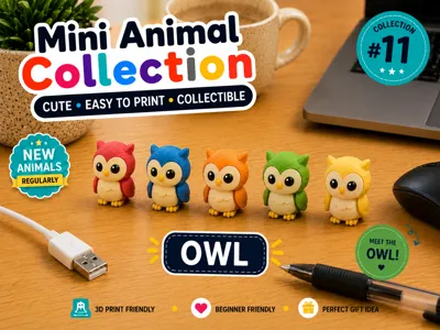 Mini Owl – Mini Animal Collection #11