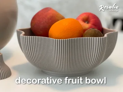 Decorative fruit bowl