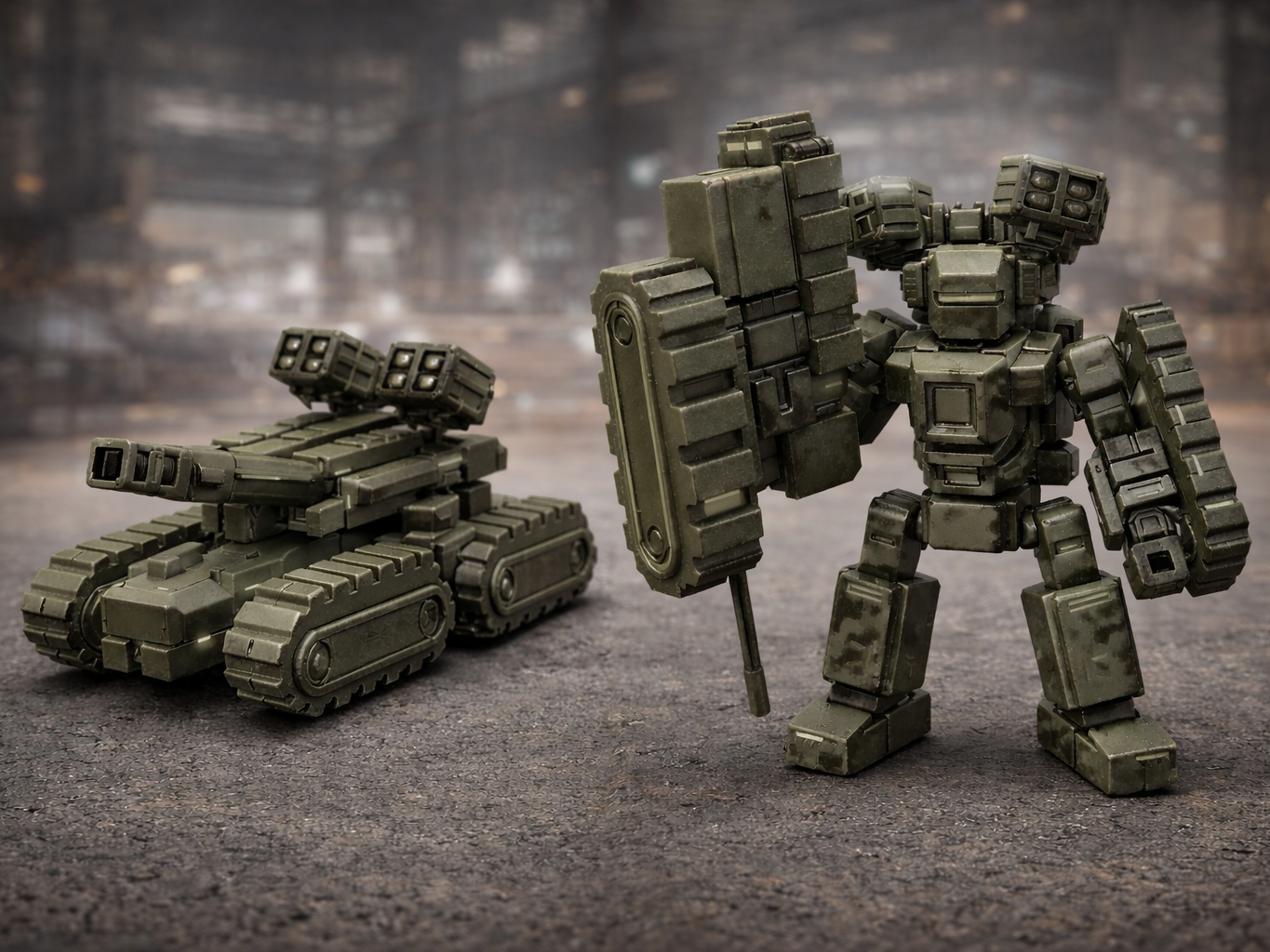 Transforming Tank Mecha