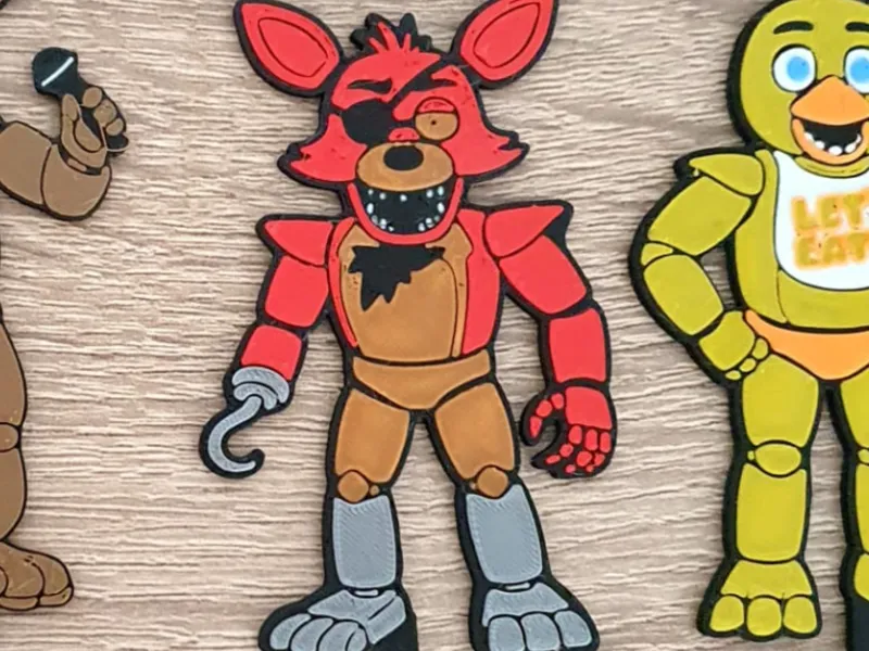 Topper para tarta Five Nights at Freddy _ Foxy