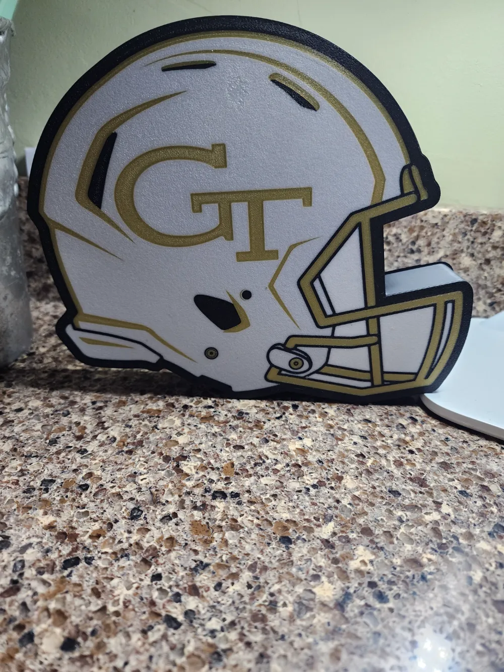Georgia Tech Helmet LED Lamp (Light Box) by NES 3D - MakerWorld