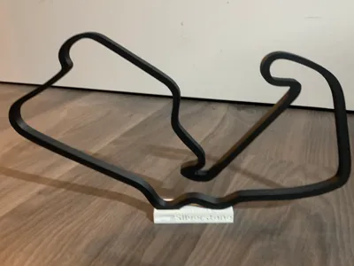 Silverstone Track Model Display F1