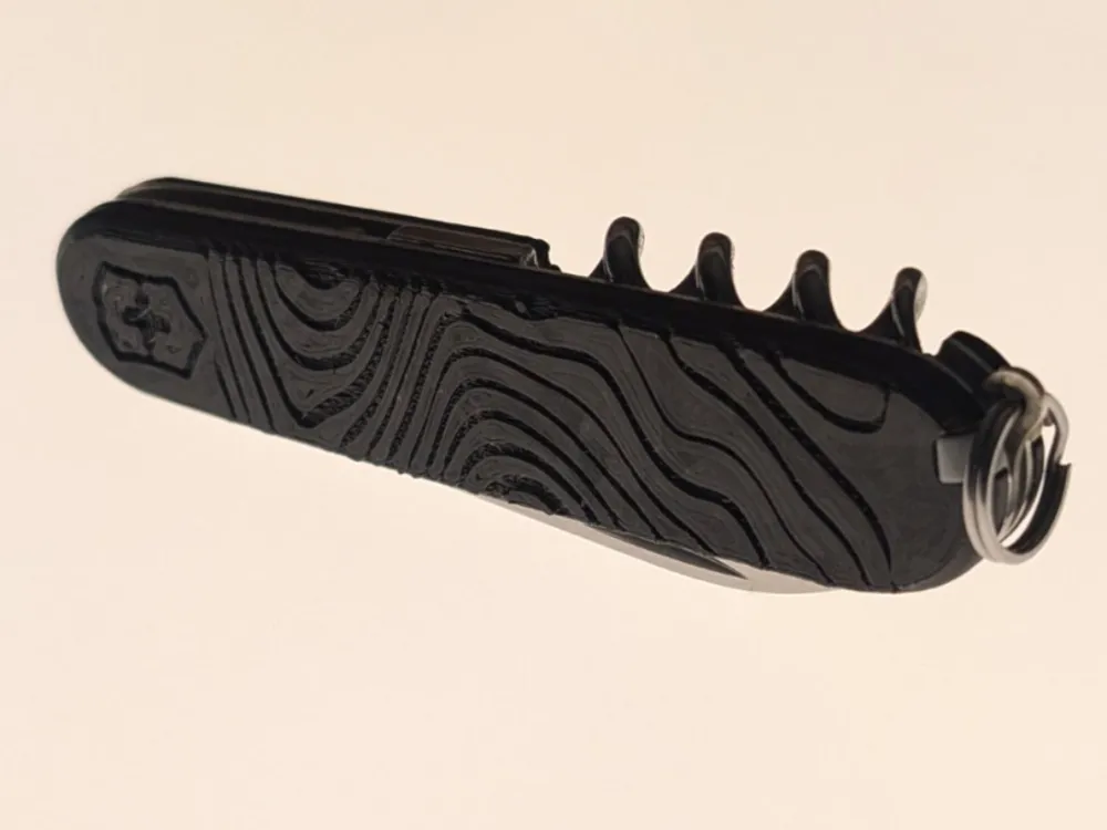 Topographic Layout Victorinox 84mm Scales Topographic - Free 3D Print Model - MakerWorld