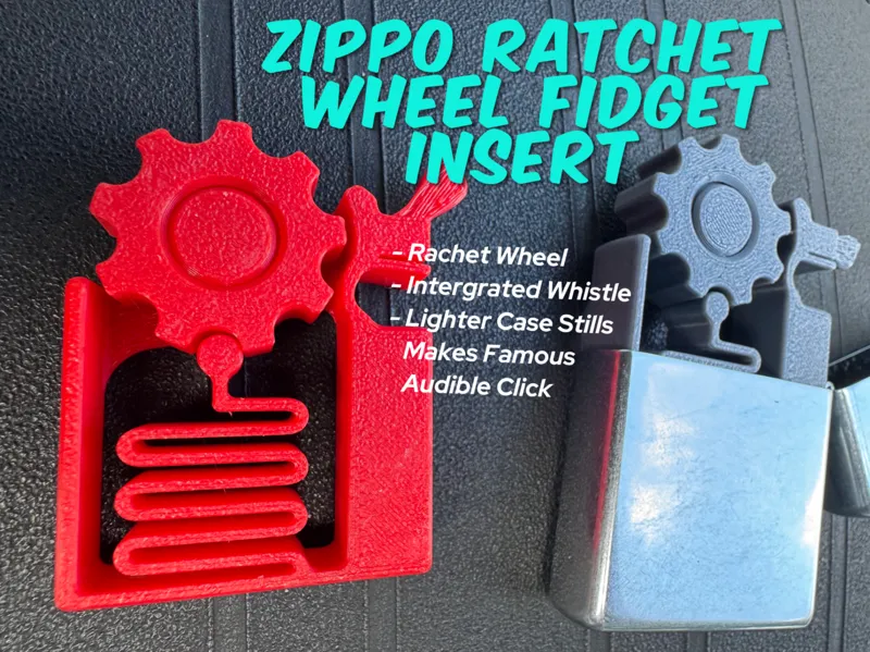 Zippo Ratchet Wheel Fidget Insert