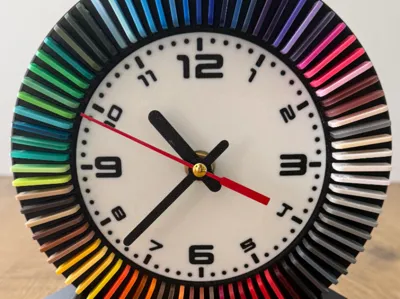 Clock Holder Bambu Filament Swatches 5h15